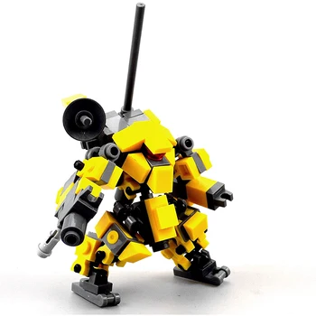 100 Бр. Оригинален Дизайн Кожа Войн градивните елементи на Играчки За Деца Броня Роботи Аниме Модел 6 см Съберат Фигура от Кукли