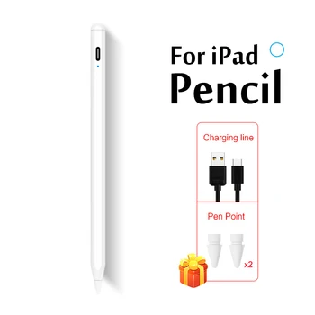 За Apple Pencil 2 за iPad Pro 11-инчови 12,9-инчови таблети Сензорна писалка Стилус за iPad Air 4 10,9 Mini 6 Молив на 2-то поколение