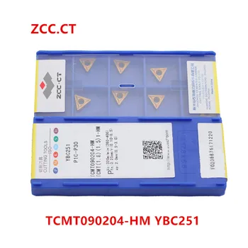 ZCC.CT 10P TCMT090204/090208/110204/110208/ Вмъкване на карбид КНК поставяне на инструмента 16Т304/16Т308-ХМ/52 ИБК251 Индексируемая се обръща за стомана