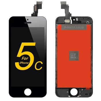 A +++ Качествен Дисплей за Мобилен Телефон iPhone 5C LCD Дисплей, Сензорен Взаимозаменяеми Екран Дигитайзер в Събирането на