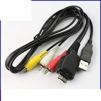2в1, USB Кабел и AV TV за камери Sony VMC-MD2 Cyber-Shot DSC-H55 DSC-W230 DSC-W270