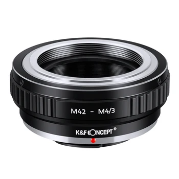 Преходни пръстен за обектива K & F CONCEPT M42-M4 / 3 за обектив M42 към камерата Micro M4 / 3 GF1 GH2 G3 GH3 GX1 EP1 EP2 EP3 EM5