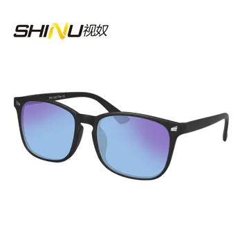 SHINU Червен Зелен цвят слепота Коригиращи Очила Открит цветна слепота очила за мъже червен зелен цвят слепота UV400 Слънчеви Очила за мъже