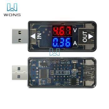 USB Тестер за Постоянен Ток, Цифров Волтметър Измерване на Ток, Напрежение Усилвател Волта Амперметър Дисплей Мощност на Детектор на Батерията Индикаторът за Захранване на Зарядното Устройство