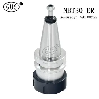 GUS Безплатна доставка неръждаема стомана NBT30 ER16 ER20 ER25 ER32 Патронник с CNC машина за висока точност инструмент за динамичен баланс на G2.5 30000 об/мин