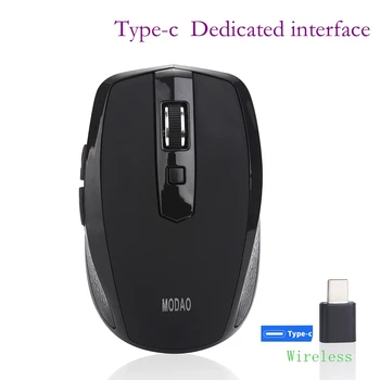 Безжична мишка Type C, Безжична мишка, USB C с честота 2,4 Ghz за Macbook 12 