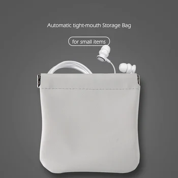 Мини Електронен Органайзер Калъф Чанта за Airpods Кабел за Слушалки USB Чанта За Съхранение Защитен Калъф за Джоб Монети Чанта За Носене