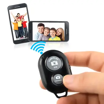 Мини Bluetooth Безжично Дистанционно Управление Селфи Затвор за Iphone, Samsung, Huawei, Xiaomi Смартфони дистанционно за правене на Снимки