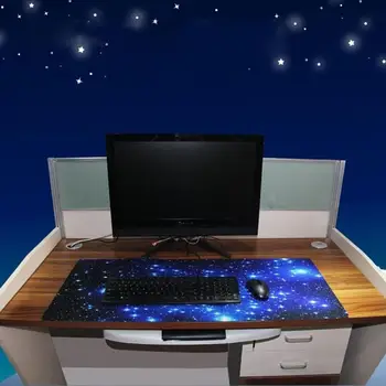 Galaxy Модел противоскользящий Лаптоп, Компютър, Игра Голяма Подложка За Мишка, Клавиатура Мат