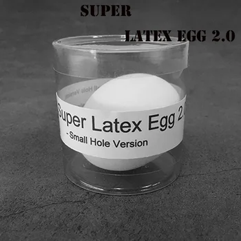 Супер Латексово яйце 2.0 - версия с малък отвор (1бр/калъф) Магически трикове Вече Яйце Магическа Етап на Илюзията Трик Забавни Аксесоари