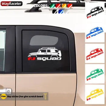 Стикер На Прозореца на Колата, Врата, Броня, Графика, Багажник, Светоотражающая Vinyl Стикер За Toyota FJ Cruiser Аксесоари