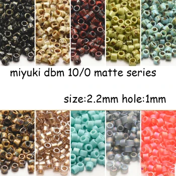 Miyuki са Внесени от Япония Мъниста Лъки Delica 20 Цвята 2,2 мм Стока матови мъниста Picasso Seed 5 грама Опаковка