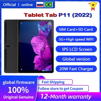 Нов Оригинален Таблет Tab P11 8-Инчов IPS LCD Екран, Поддръжка на Две SIM Карти 5G Wifi Интернет Предизвикателство Global Фърмуер с Android Tablet PC