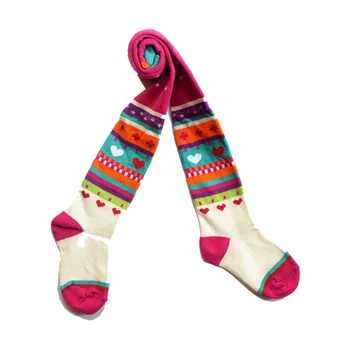 Момичета шарени чорапогащи, детски чорапи пролет есен момиче облекло обичаш модели чорапогащи за деца за момичета чорапогащи