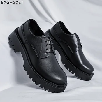 Черна Ежедневни Бизнес Обувки, Мъжки Сватбени Обувки за Мъже, 2022, Черни Мъжки Модни мъжки Oxfords, Официалната Обувки, Chaussure De Homme Zapatos