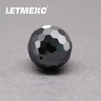 LETMEXC 4 мм-10 мм Муассанит през Цялата Лаборатория Diamond Крушка, Производство на Бижута Многоцветен Блестящ Кръгла Топка Свободни Бижута От Мъниста САМ Аксесоари
