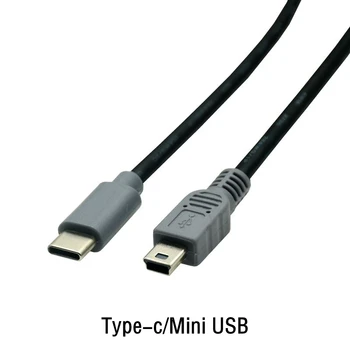 USB Type C OTG КЪМ Mini USB Кабел 5PIN За Бързо Зареждане на USB Зарядно Устройство Кабел За Данни За Macbook Синхронизация на Мобилния Компютър