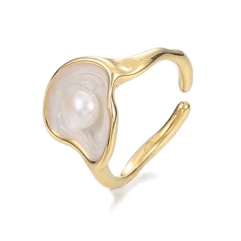 Европейски и американски естествени перли капка масло за да създадете пръстен женски Барок френски ретро бял страхотна елегантна гривна