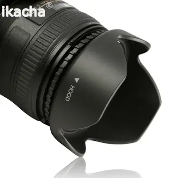 49 52 55 58 62 67 72 77 82 мм Заден Венчелистче Цвете сенник за обектив Обектив за Canon, Nikon, Sony, Pentax DSIR Камера