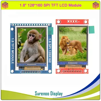1,8 инча 128*160 SPI Сериен TFT LCD Дисплей Модул на Екрана на Дисплея на Водача IC ST7735 ST7735S за MCU Без тъчпад