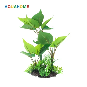 Аквариум за декорация декорация моделиране на водните зелени пластмасови изкуствени водни растения с Височина 26 см/ FZ74