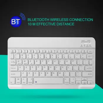 Универсална Планшетная Chiclet Клавиатура Keycaps Акумулаторна Клавиатура За Мобилен Телефон Mini Slim Wireless Bluetooth Keyboard Едро