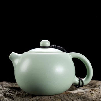 2021 Нов кани Китайски Bg уреди За Печене Чайник Xishi Керамичен Чайник Лед Смахнат Чайник Офис и Битова Един Чайник Кунг-фу Чай Комплект