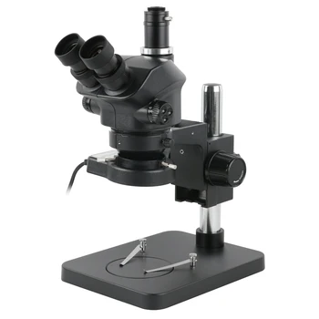 3.5 X 7X 50X Симул-Фокусный Тринокулярный Стереомикроскоп 0.5 X 0.7 X Барлоу Леща За Ремонт на Запояване Промишлен Микроскоп