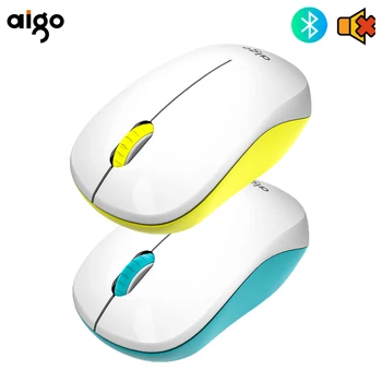 Aigo M35 1600 dpi USB Оптична Безжична Компютърна Мишка 2,4 G Приемник детска Супер Тънък мини Мишка игра момиче За КОМПЮТЪР, Лаптоп