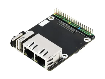 CM4-DUAL-ETH-MINI, базова такса Mini с две гигабитными мрежи Ethernet, предназначена за изчислителен модул Raspberry Pi 4