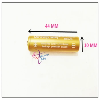 3,7 В Литровата енергийна батерия 10440 380 ма Висок капацитет от 3,7 На Акумулаторна Батерия AAA