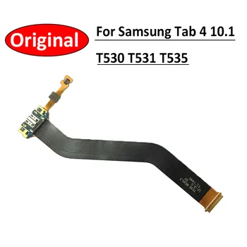 Оригинал За Samsung Galaxy Tab 4 10,1 T530 SM-T530 T531 T535 Зарядно Устройство, Порт за Зареждане и Зарядно устройство USB Конектор Гъвкав Кабел Лента