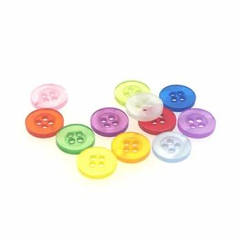 50 бр. Копчета от смола с 4 дупки за ризи 11.5 мм перлени копчета за дрехи плодови копчета шевни принадлежности и аксесоари