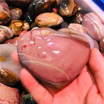 Карнеол Жеода Кристал Кварц Ахат сърцето Полиран Извадка от Естествени камъни и минерали Номинална 5.0 /5 въз основа на 1 c