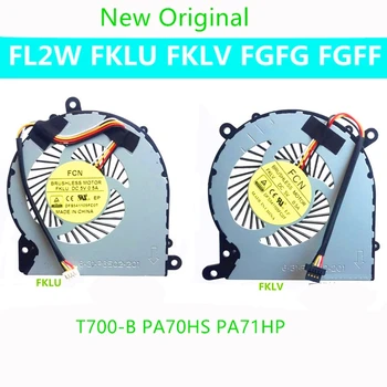 Нов Оригинален Лаптоп Процесор GPU Вентилатор за Охлаждане Охладител За CLEVO 6-31-P6502-201 T700-B PA70HS PA71HP DFS541105FC0T FGFG FKLV FKLU 4Pin