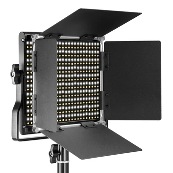 Neewer 3200-5600K два цвята 660 led лампа с регулируема яркост, U-образна скоба, врата видео Лампа CRI 95 за студио /YouTube/Фотография / Видео