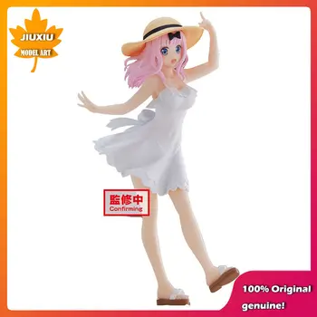 От banpresto Kyunties Оригинал: Фудзивара Chica Момиче, на брега на морето 18 см PVC Фигурка Аниме Фигурка Модел Играчки Колекция Кукла за Подарък