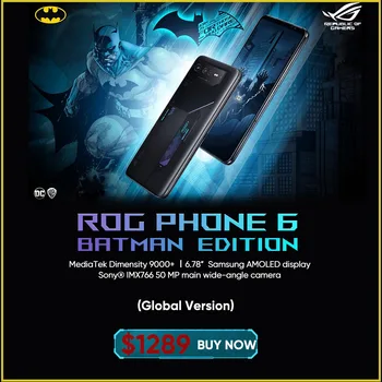 ASUS ROG Phone 6 BATMAN Edition смартфон MediaTek Dimensity 9000 + 6,78 