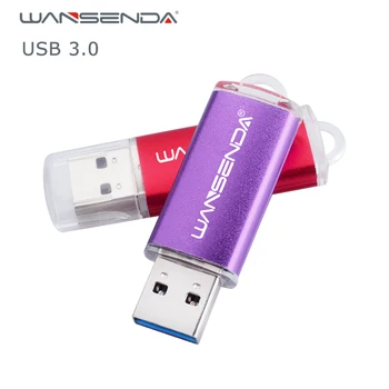 Wansenda USB 3.0 USB Флаш Памети метален корпус Флаш Памет 4 GB 8 GB 16 GB 32 GB 64 GB 128 GB, 256 GB оригинални преносими Пръчка
