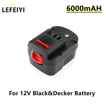 LEFEIYI 12 6000 mah Акумулаторна Инструмент Батерия за Black & Decker A12 A12EX FSB12 FS120B A1712 HP12K HP12