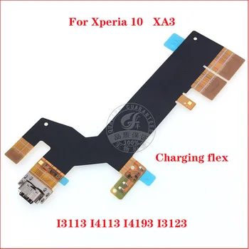 За Sony Xperia 10 XA3 I3113 I4113 I4193 I3123 Оригинален нов USB Зарядно Устройство, Порт за Докинг конектор Гъвкав Кабел