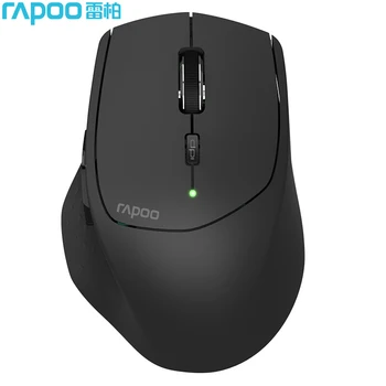 Оригинална акумулаторна безжична мишка Rapoo MT550S Bluetooth-мишка свободно превключва между Bt 4.0 / 3.0 и RF 2.4 G до 4 устройства