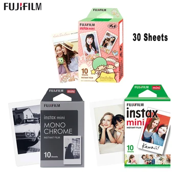 20 Листа филм Fujifilm Instax Mini 8 За монохромни/бели кантове Fuji Mini Instant 7 8 25 50-те 90 300 Фотоапарат SP-1 SP-2