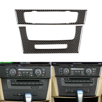 Сега въглеродни влакна, подходящи за BMW серия 3 E90 E92 E93 2005-2012 авточасти интериор на център за управление на CD панел обстановка