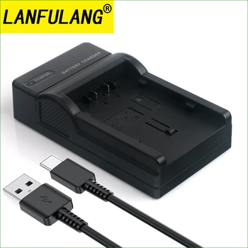 LANFULANG Micro USB Зарядно За Фотоапарат Захранване За Panasonic CGA-DU06 CGR-DU06 CGA-DU07 CGA-DU07A CGR-DU07 SDR-H200