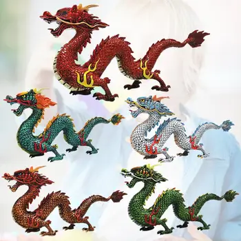 Дракон Модел Фина Работа Украшение Модерен Китайски Фън Шуй Статуя на Дракон за Домашен Декор