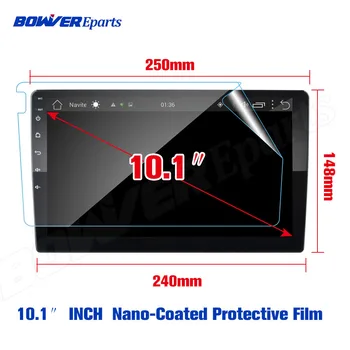 Меко Защитно фолио за екрана с нанопокрытием от TPU (БЕЗ закалено стъкло) за 10,1 9 инча Teyes Spro Junsun V1 Android 9,0 Авто радио