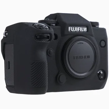 Силиконов калъф За цифров фотоапарат Fuji X-H1 XH1, Висококачествена повърхност с текстура Личи, Защитен Калъф за FUJIFILM XH1 X-H1