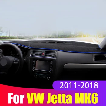 За Volkswagen VW Jetta 6 A6 MK6 2012-2018 5C6 Покриване на Арматурното табло на Автомобила Подложка За Арматурното Табло Козирка Лентата с Инструменти, Килими и Аксесоари
