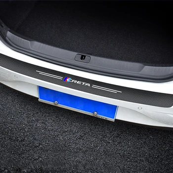 Автомобилна стикер от въглеродни влакна За украса на багажника Hyundai CRETA автоаксесоари За подреждане